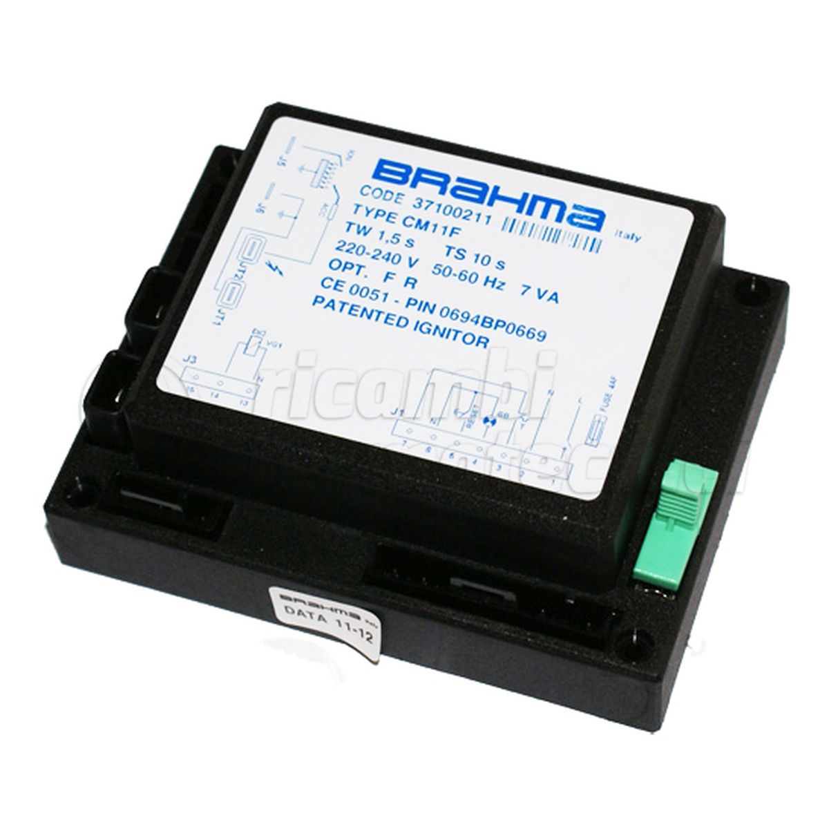 APPARECCHIATURA SCHEDA BRAHMA CM11F TW 1,5  TS 10