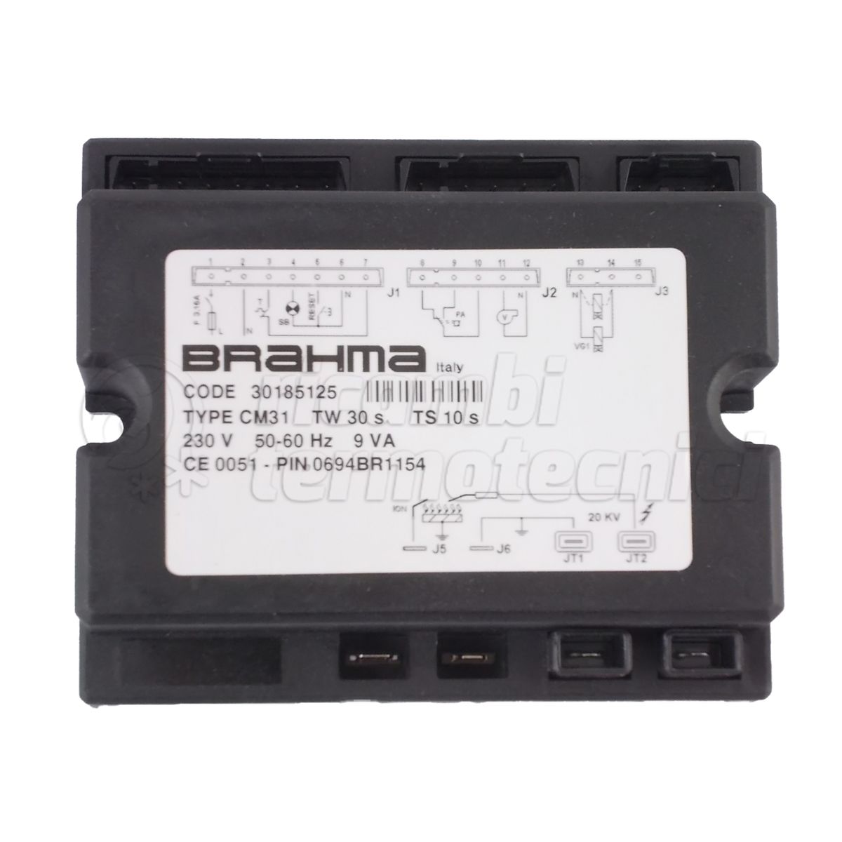 APPARECCHIATURA SCHEDA BRAHMA CM31 TW30 TS10