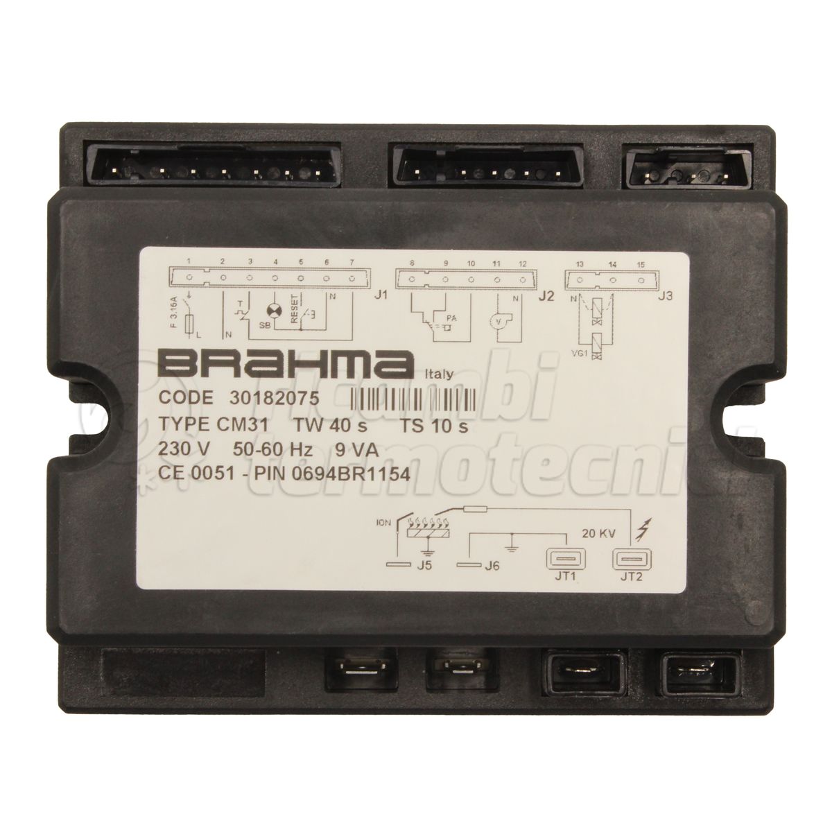 APPARECCHIATURA SCHEDA BRAHMA CM31 TW40 TS10