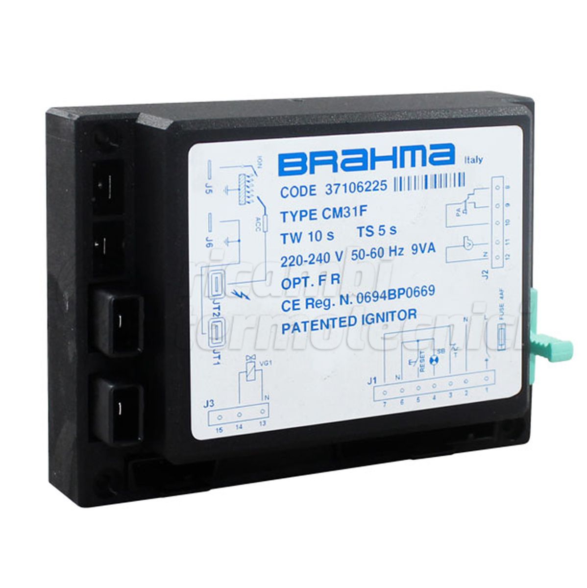 APPARECCHIATURA SCHEDA BRAHMACM31F TW 10 TS 5