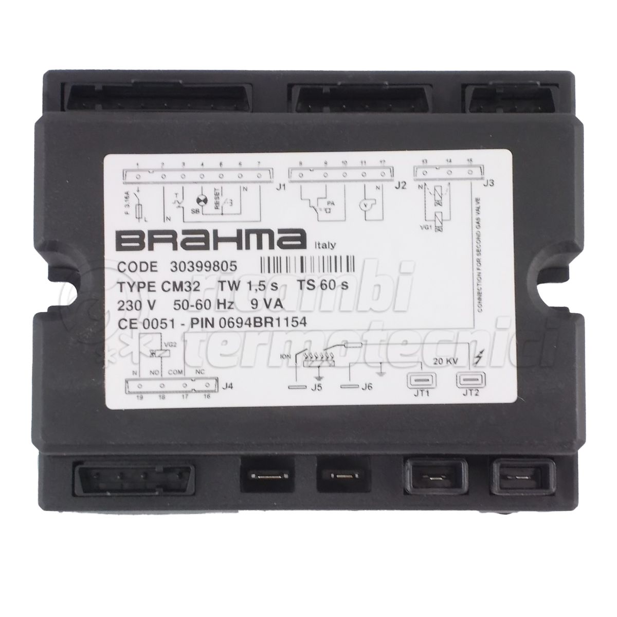 APPARECCHIATURA SCHEDA BRAHMA CM32 60S