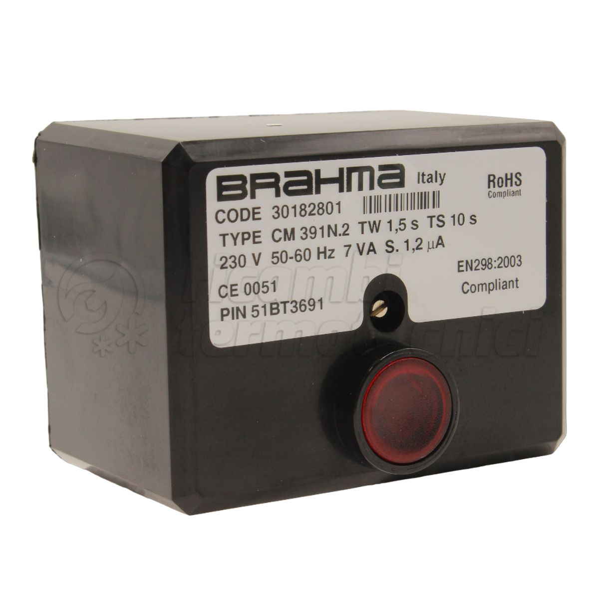 APPARECCHIATURA SCHEDA BRAHMA CM3912 TW1,5 TS10