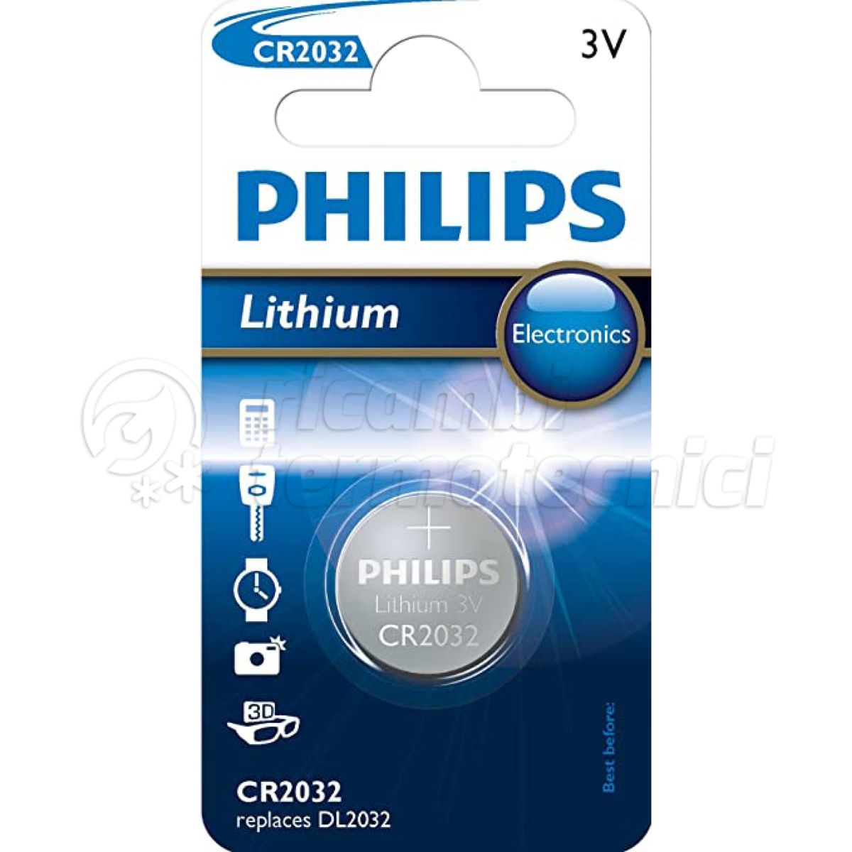 BATTERIA AL LITIO CR2032 3V