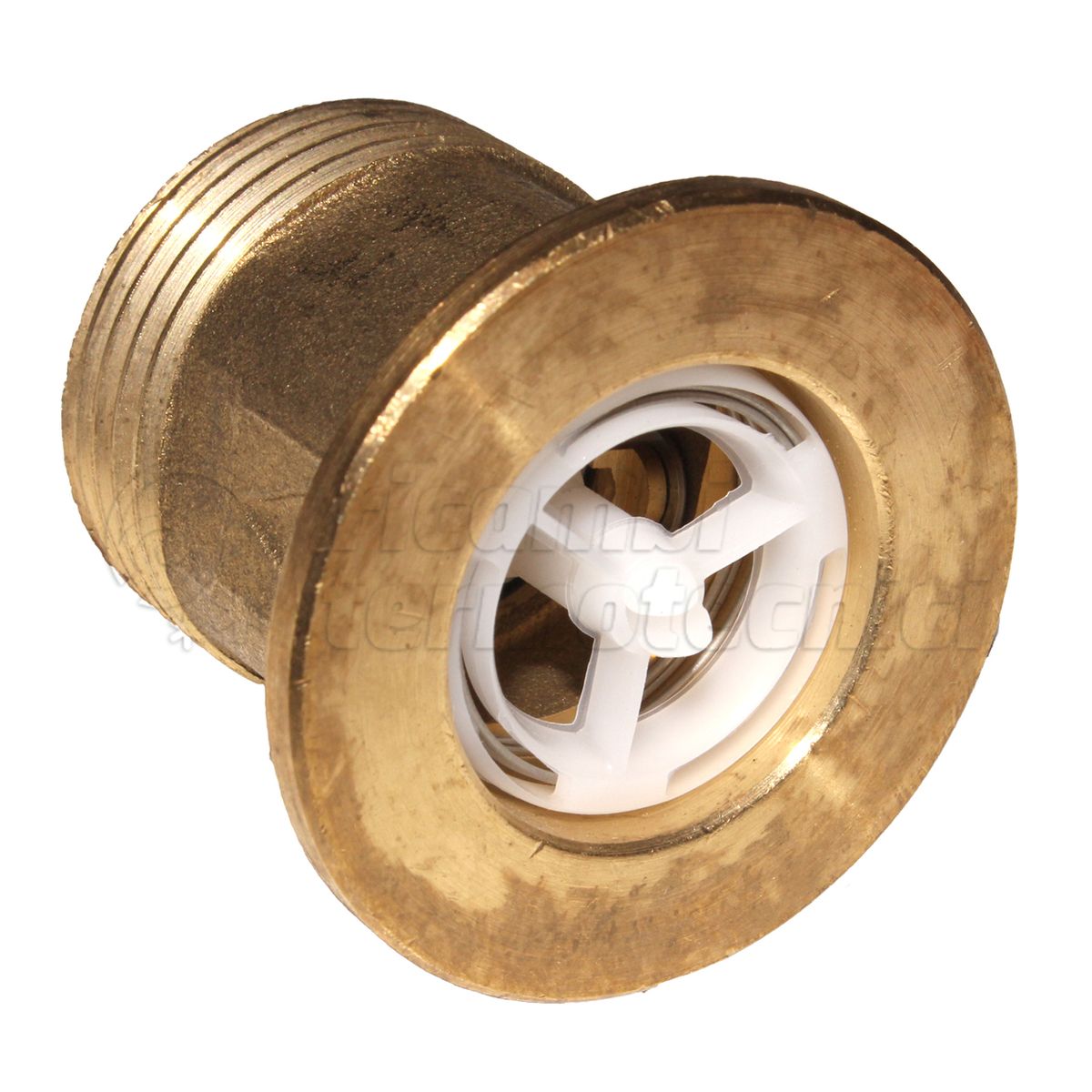 VALVOLA NON RITORNO 1" M C/FLANGIA DIAMANTE