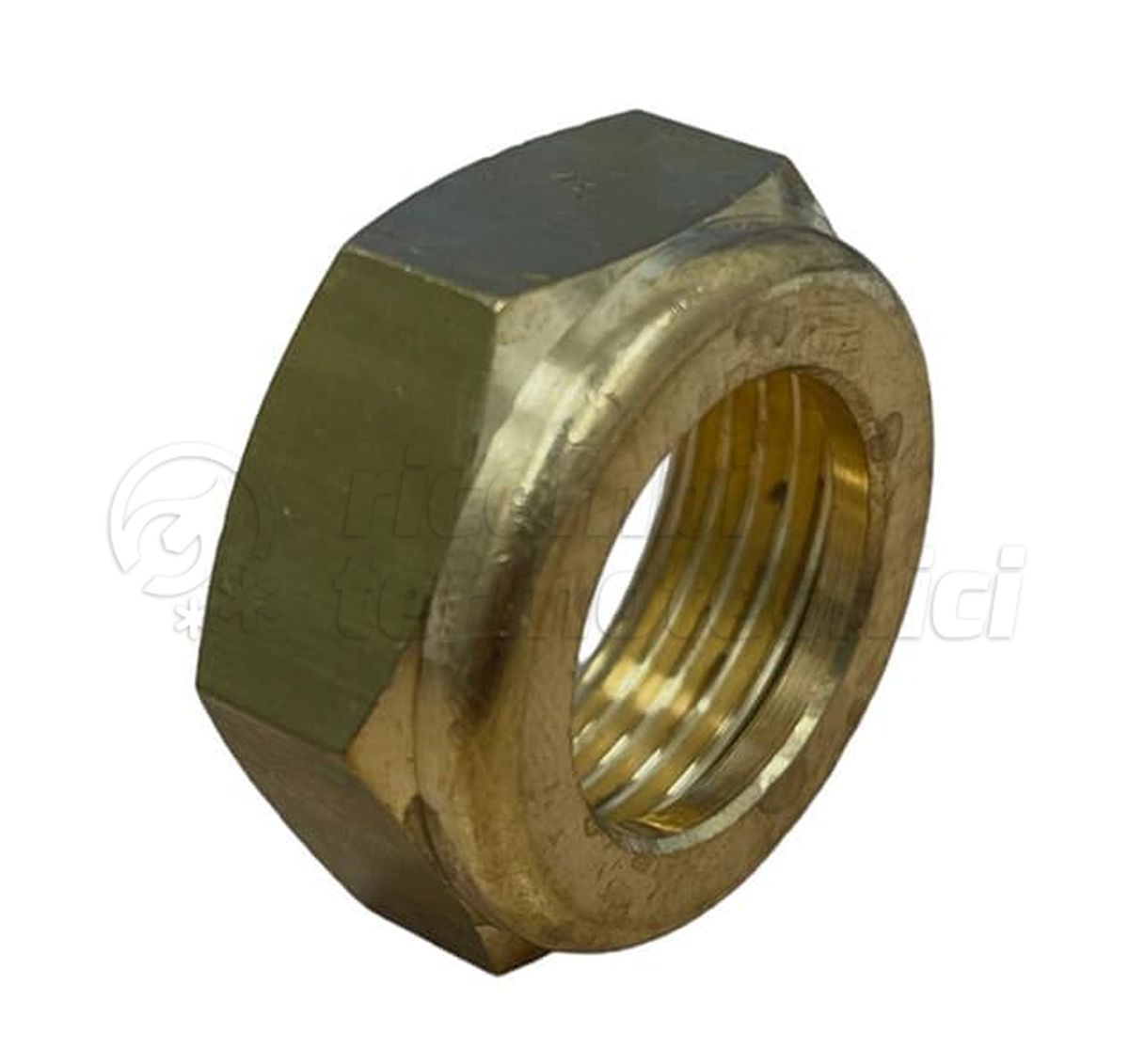 DADO OTTONE 3/4'' PER TUBO RAME ALLACCIAMENTO CALDAIA 