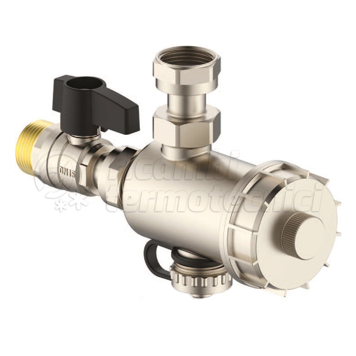 SAE FILTRO DEFANGATORE MAGNETICO SOTTO CALDAIA DEF XN 3/4'' - CORPO OTTONE 