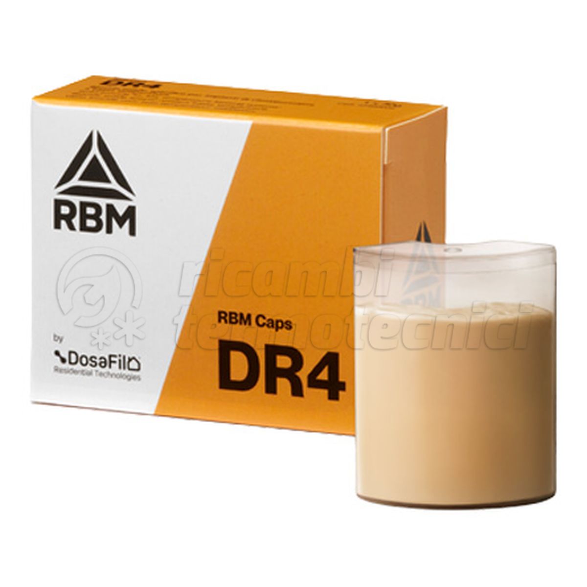 RBM DR4 CAPS - BIOCIDA SOLIDO SPECIFICO PER IMPIANTI DI CLIMATIZZAZIONE A BASSA TEMPERATURA
