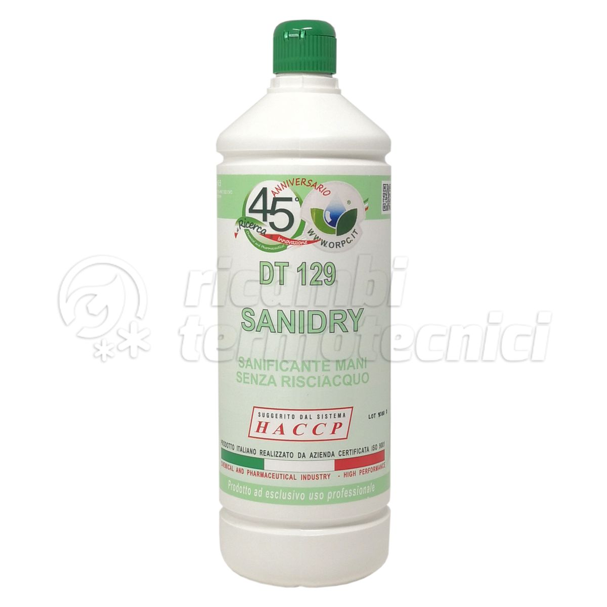 DT 129 SANIDRY - GEL SANIFICANTE MANI SENZA RISCIACQUO - LT 1 