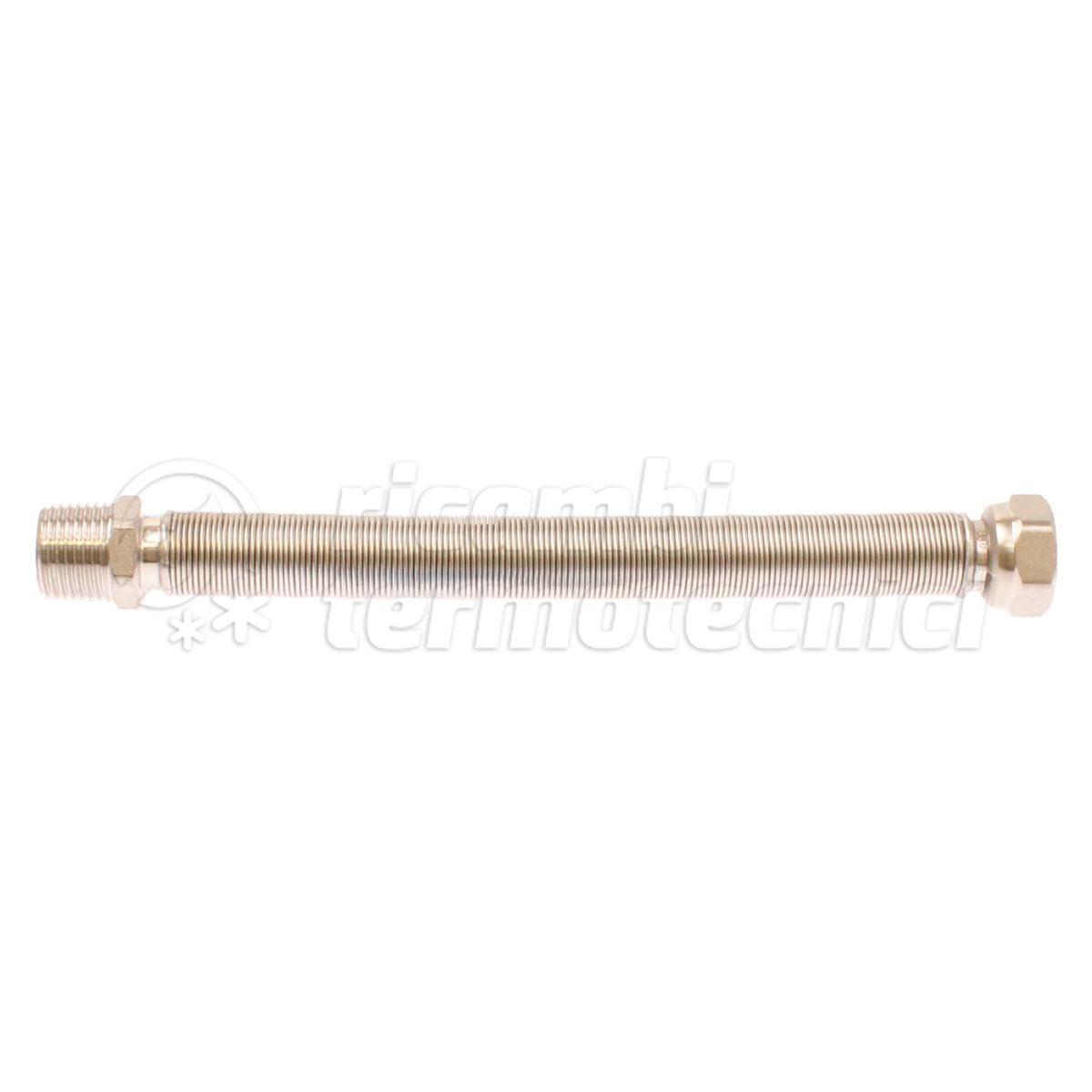 GIUNTI ESTENSIONE INOX  PER ACQUA 1/2" M X 3/4'' F 200-400 MM