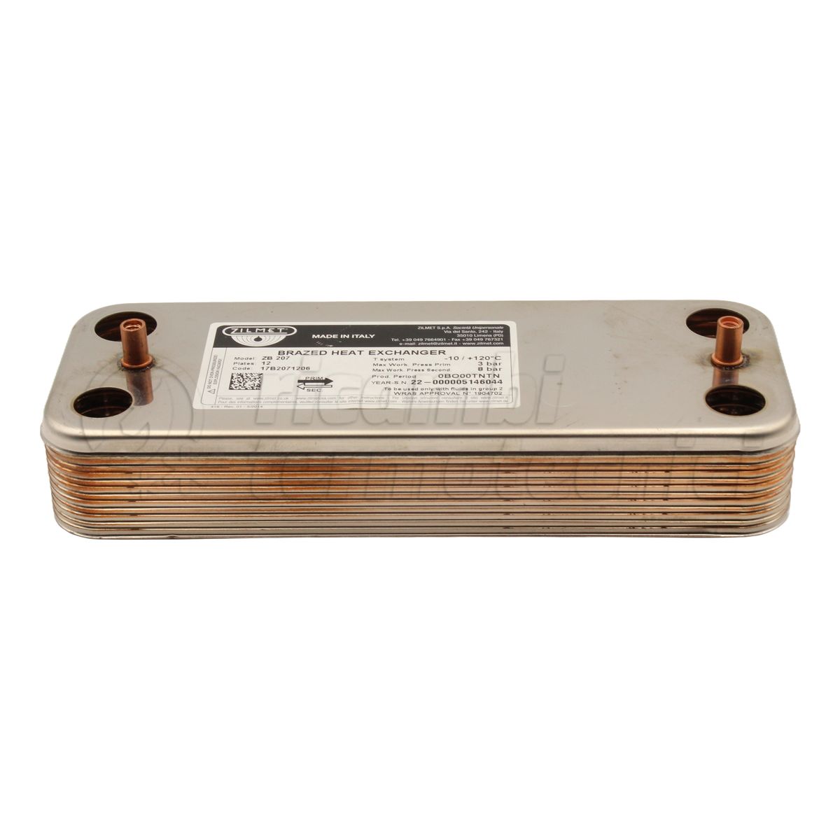 ECOFLAM SCAMBIATORE PIASTRE