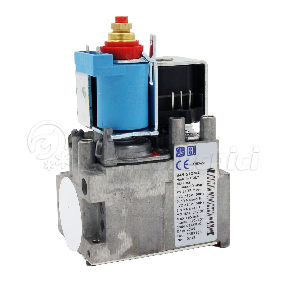 ECOFLAM VALVOLA GAS