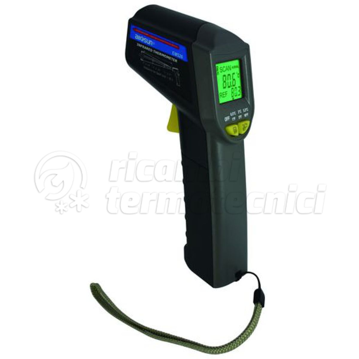 TERMOMETRO EM526 LASER 520°C  8:1 AD INFRAROSSI