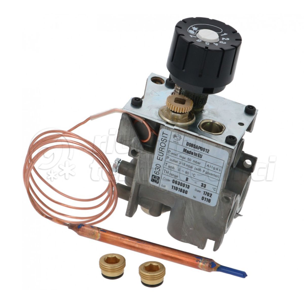 VALVOLA GAS SIT EUROSIT STUFA 13-38 °C