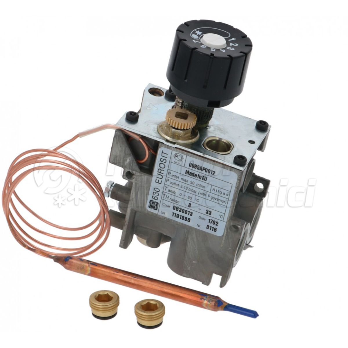 VALVOLA GAS SIT EUROSIT STUFA MANUALE