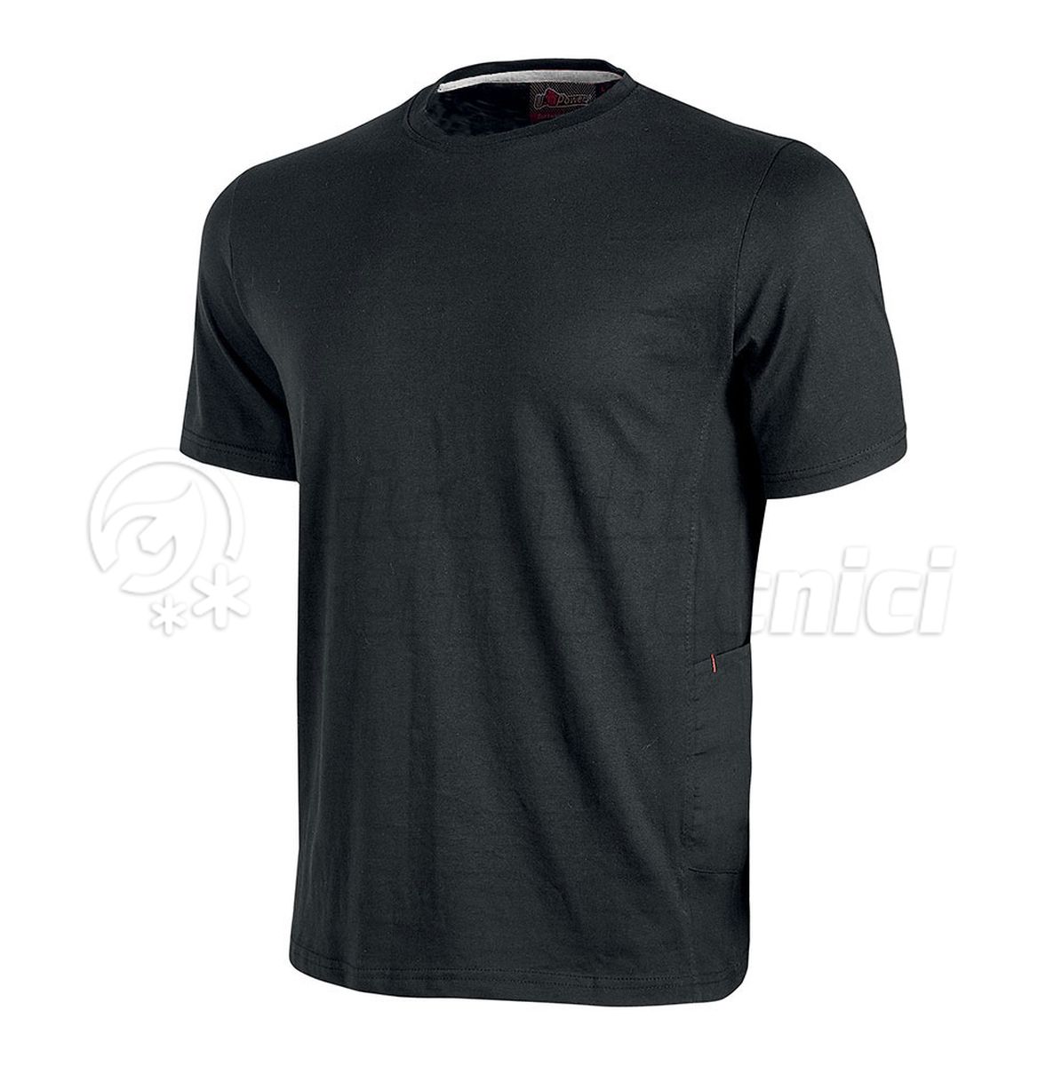 U-POWER T-SHIRT SLIM FIT ROAD  BLACK CARBON  TAGLIA M