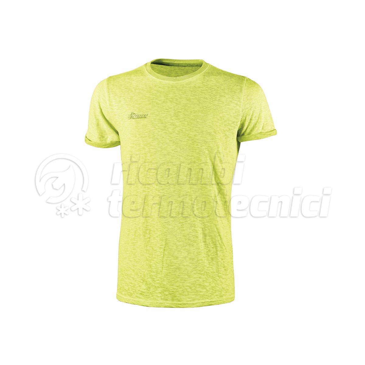 U-POWER T-SHIRT FLUO YELLOW TAGLIA L 