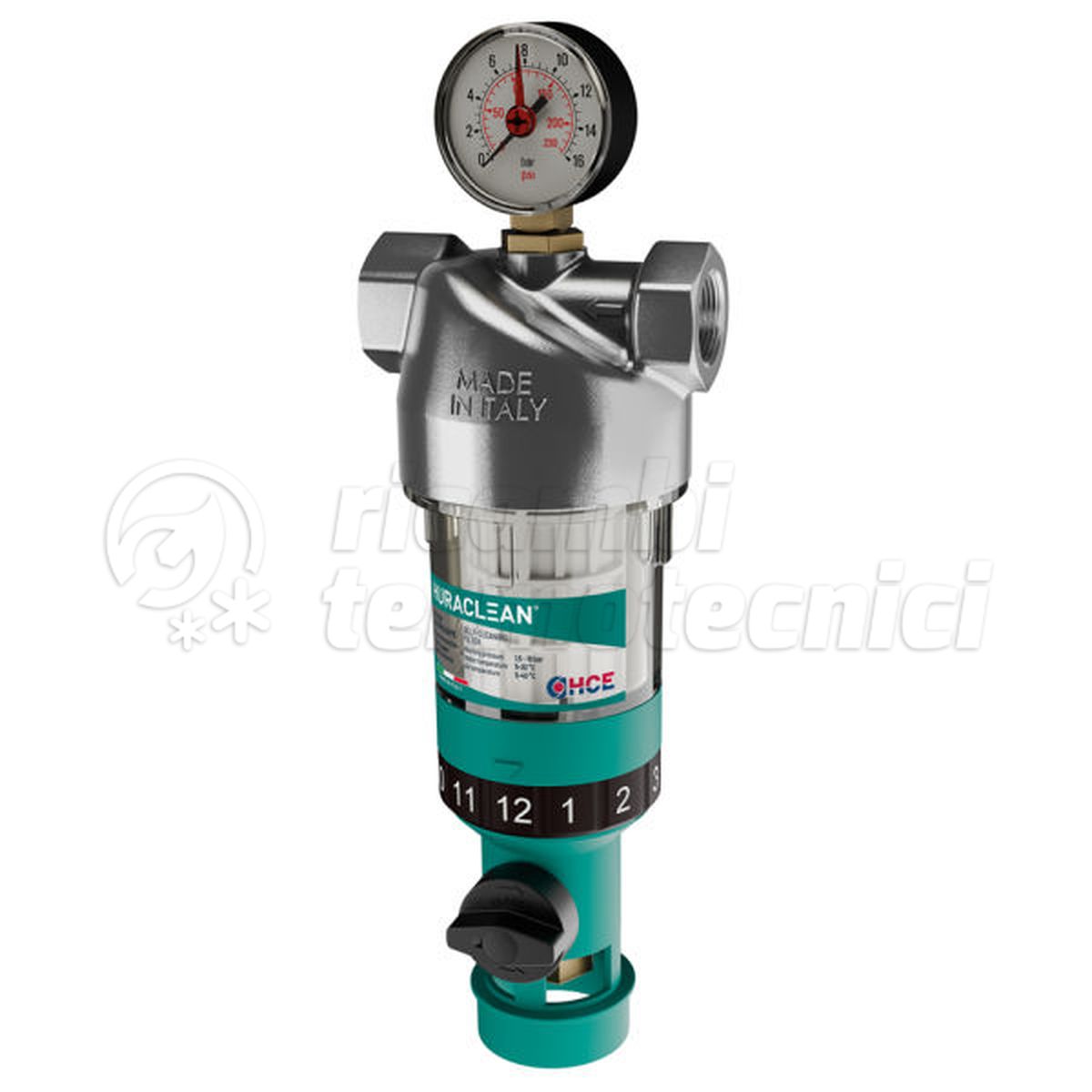 FILTRO ACQUA AUTOPULENTE SEMI AUTOMATICO HURACLEAN 1''1/4'' FF