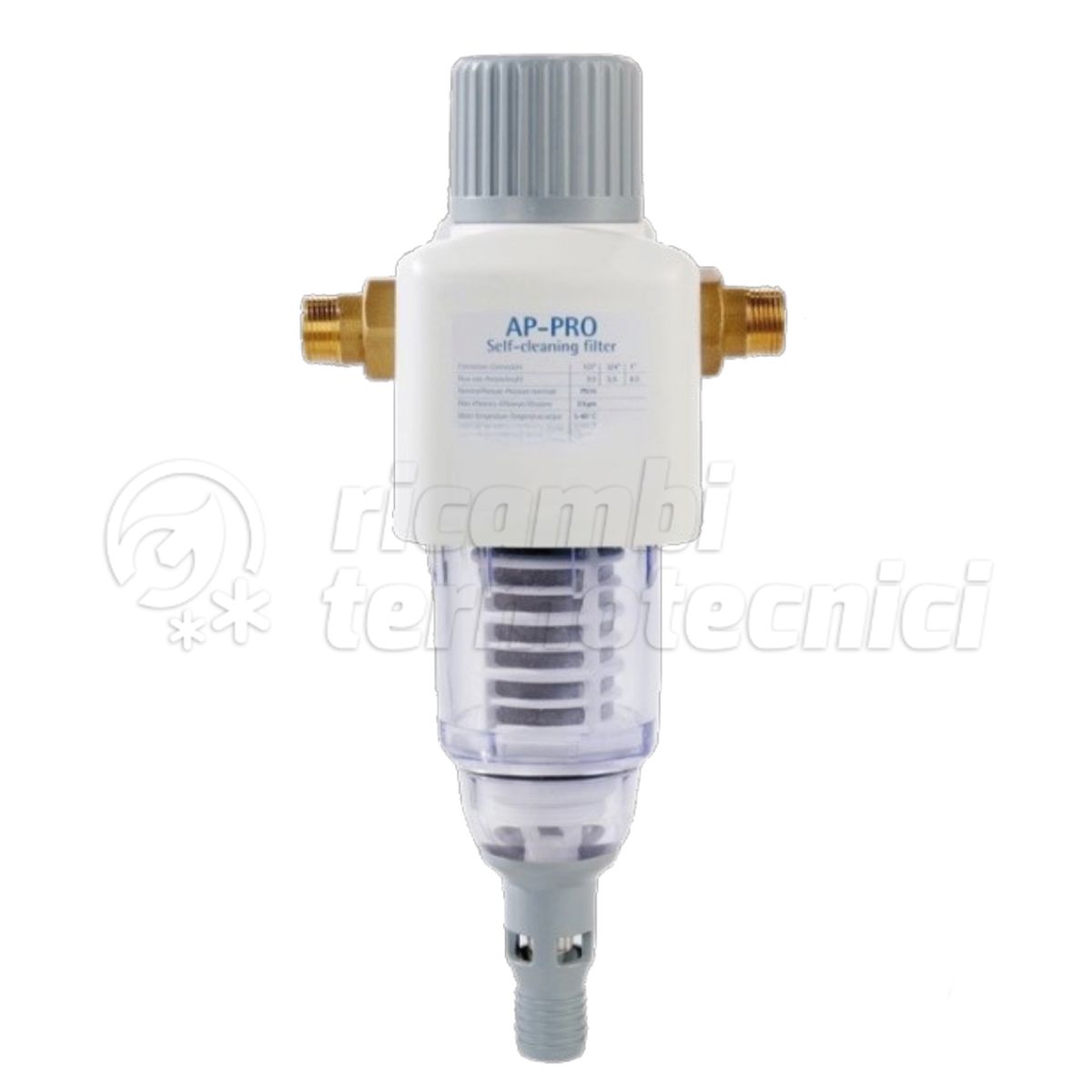SAE FILTRO ACQUA PULENTE AP PRO CON CONTROLAVAGGIO 1'' MM - CARTUCCIA 89MC