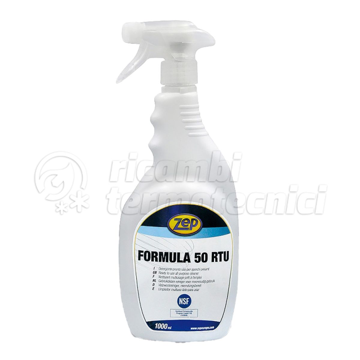FORMULA 50 RTU DETERGENTE UNIVERSALE PRONTO USO PER SPORCHI PESANTI
