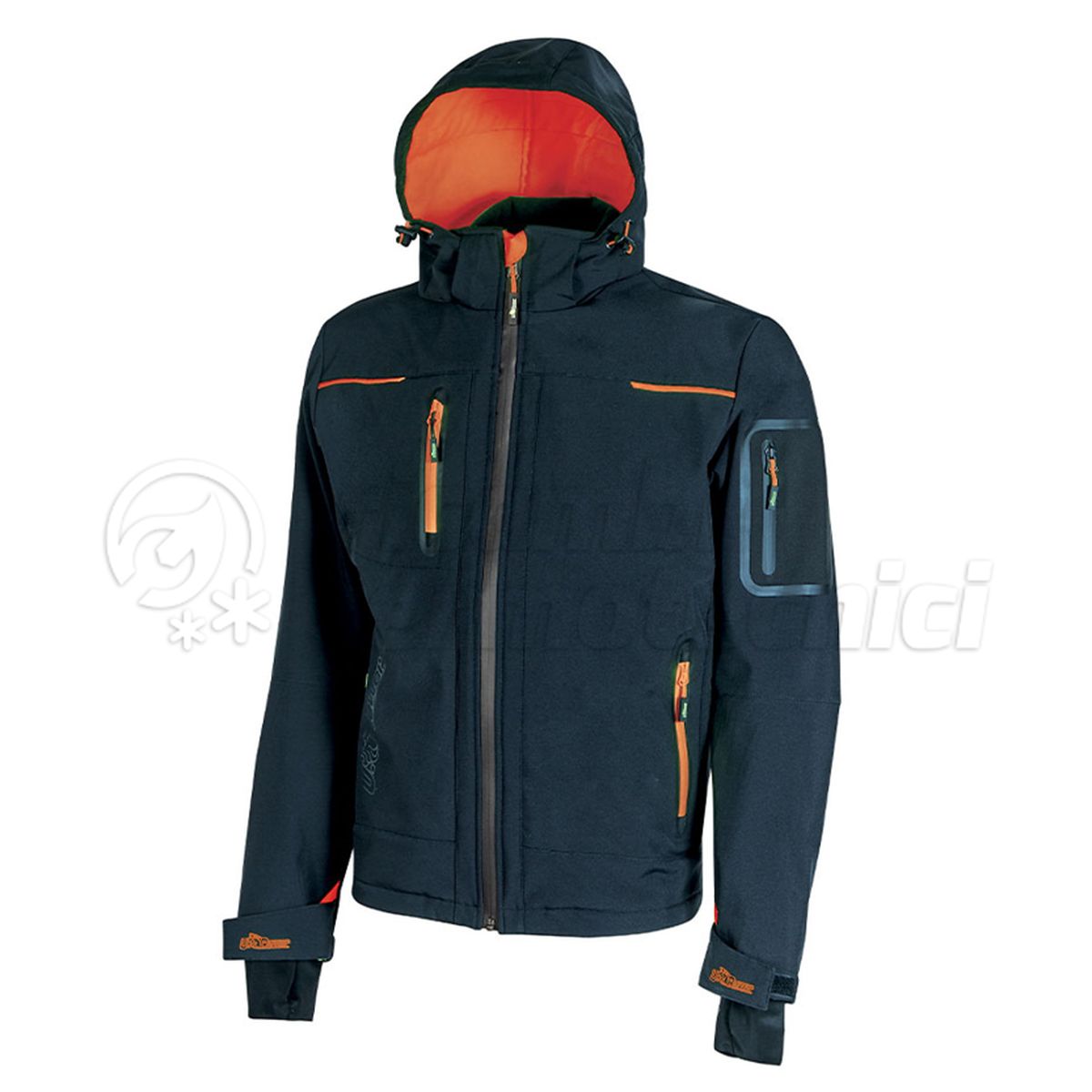 U-POWER GIACCA IN SOFTSHELL CON MEMBRANA U-TEX  SPACE DEEP BLUE TAGLIA S