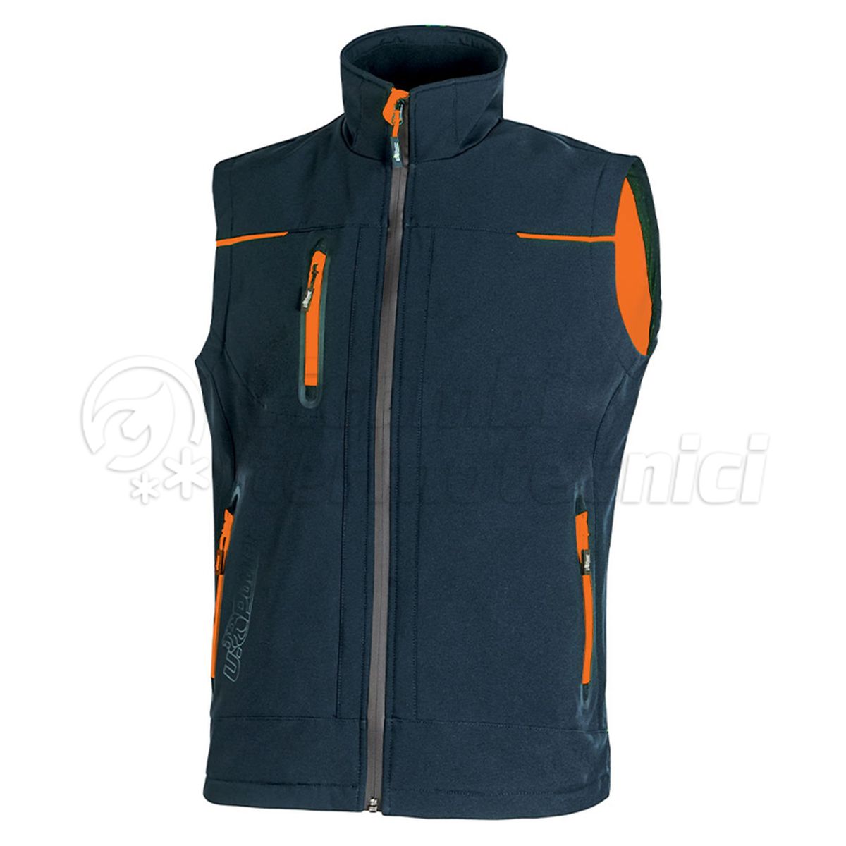 U-POWER GILET IN SOFTSHELL CON MEMBRANA U-TEX  UNIVERSE DEEP BLUE TAGLIA L