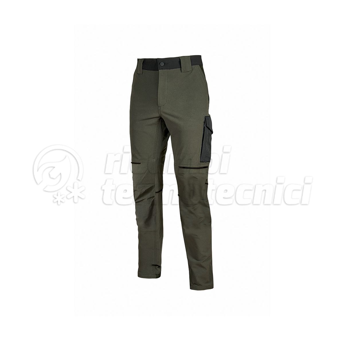 U-POWER PANTALONE LUNGO WORLD  DARK GREEN  TAGLIA XL