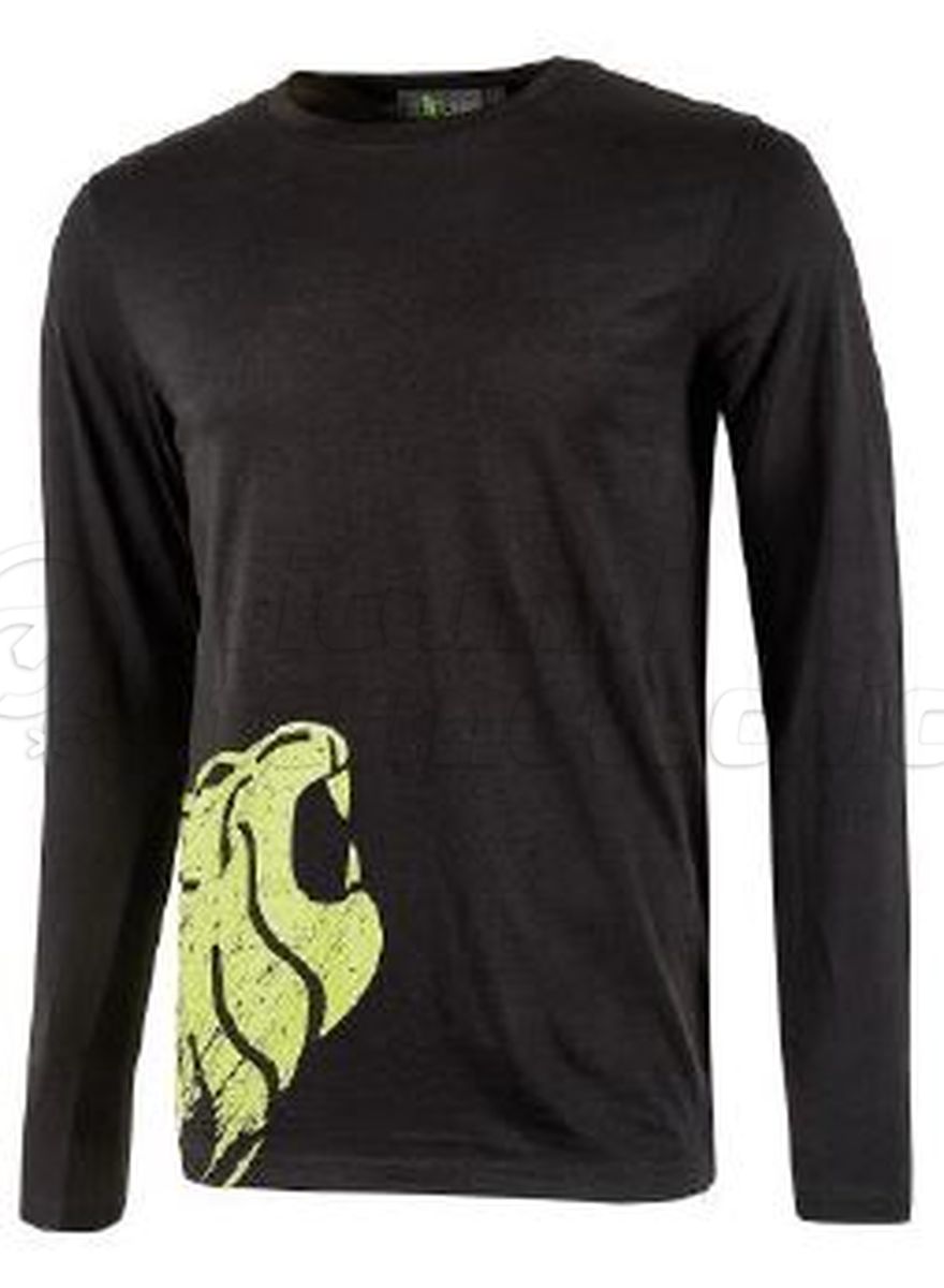 U-POWER T-SHIRT MANICHE LUNGHE MODELLO ALIEN BLACK CARBON TAGLIA S 