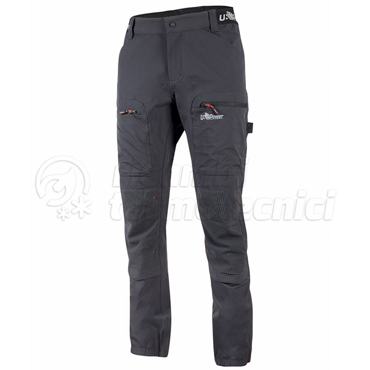 U-POWER PANTALONE HORIZON FU267AG ASPHALT GREY TAGLIA XL