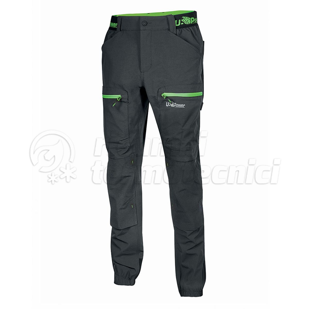 U-POWER PANTALONE LUNGO HORIZON FU267RL ASPHALT GREY GREEN TAGLIA XXL