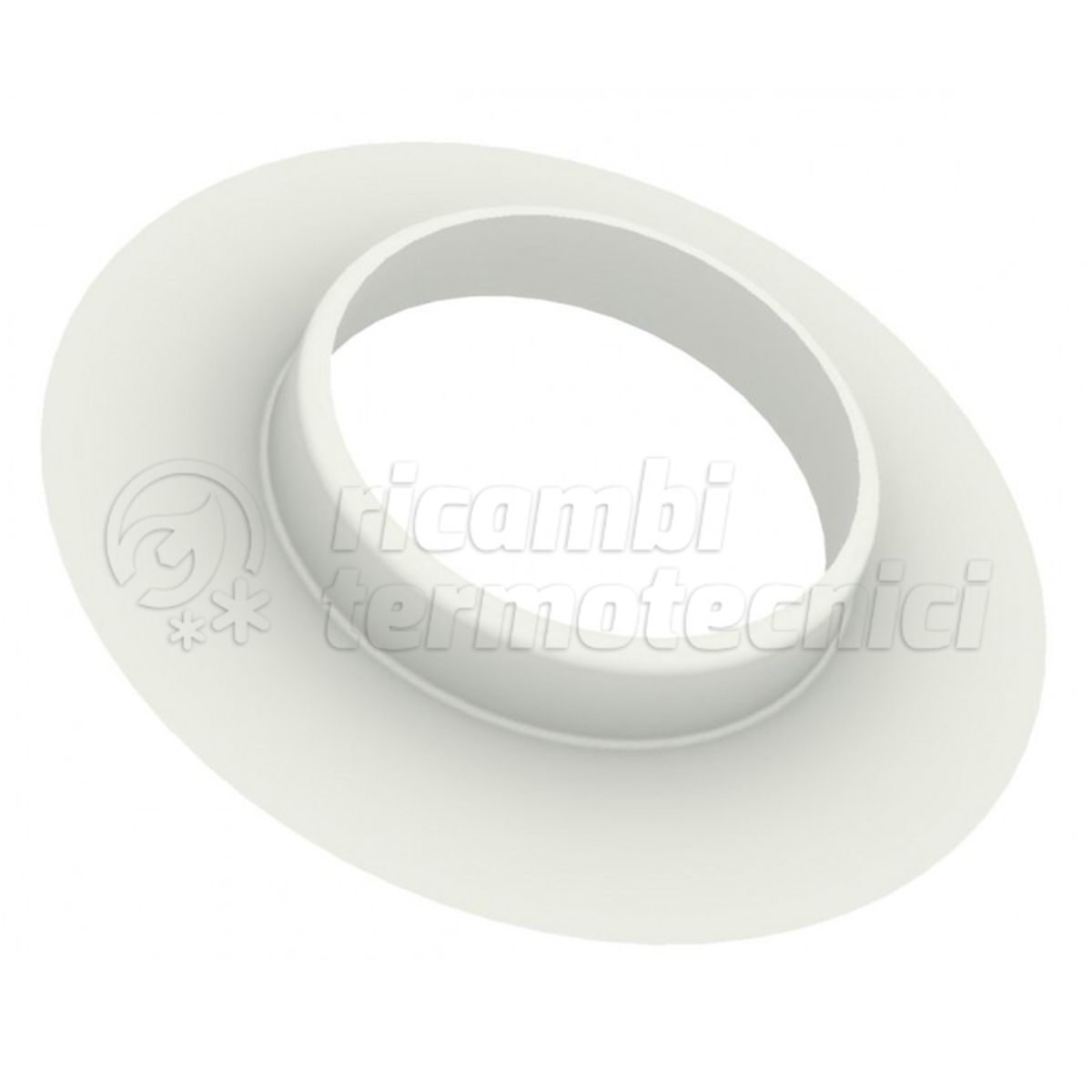GHIERA COPRIMURO D.80 VERNICIATO BIANCO