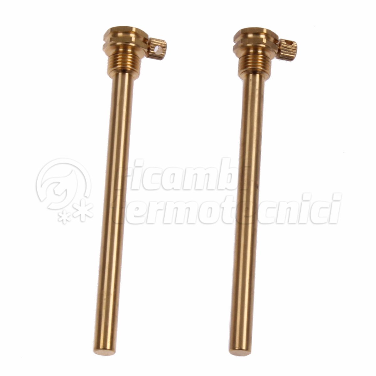 COPPIA POZZETTI IN OTTONE PER SONDE