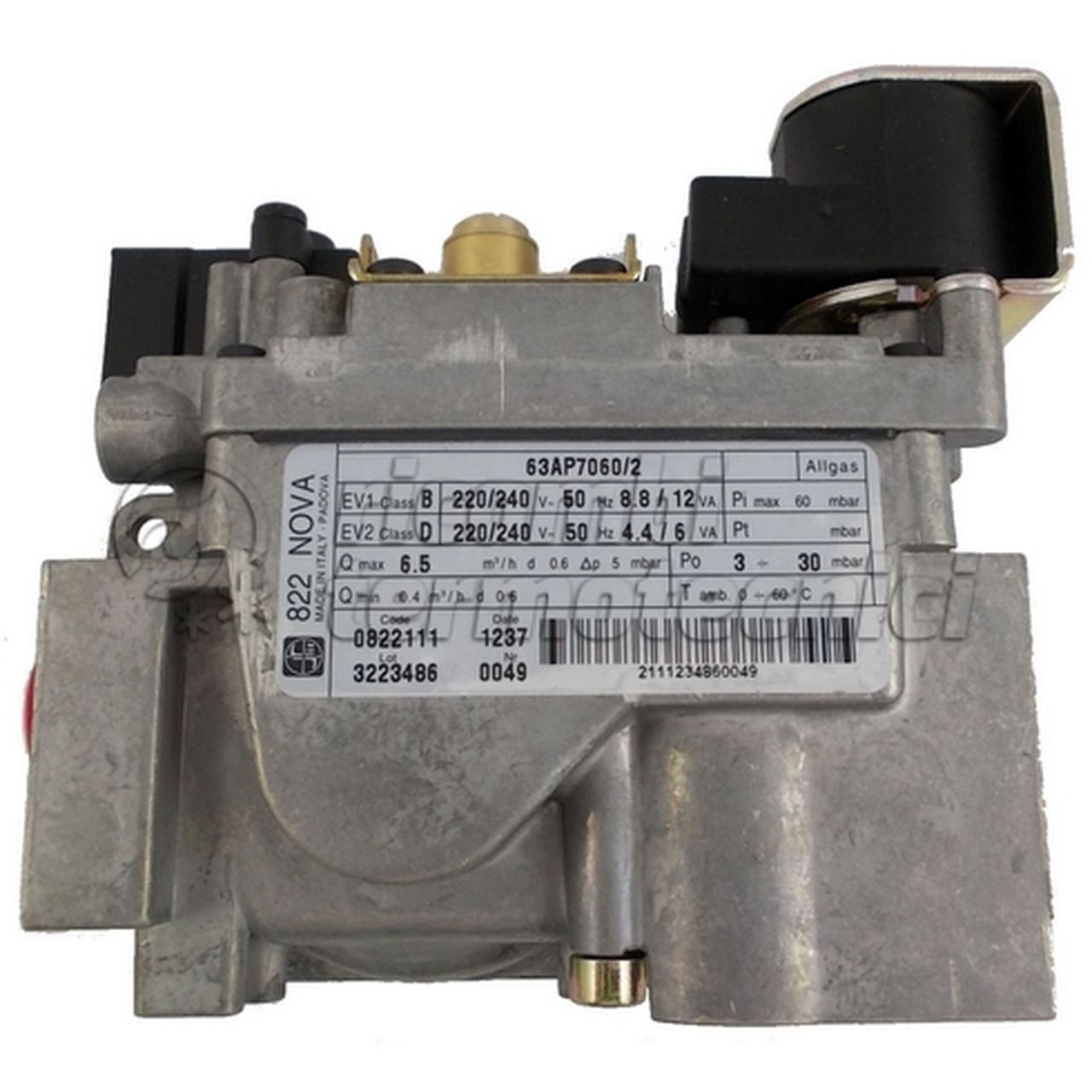 VALVOLA GAS AUTOMATICA NOVASIT 822111