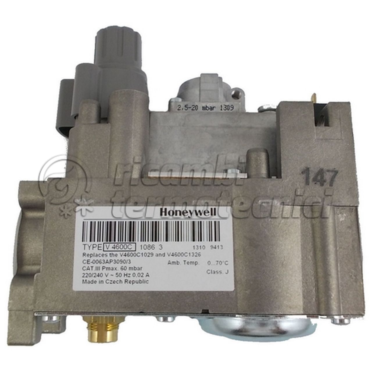 VALVOLA GAS V 4600 3/4"