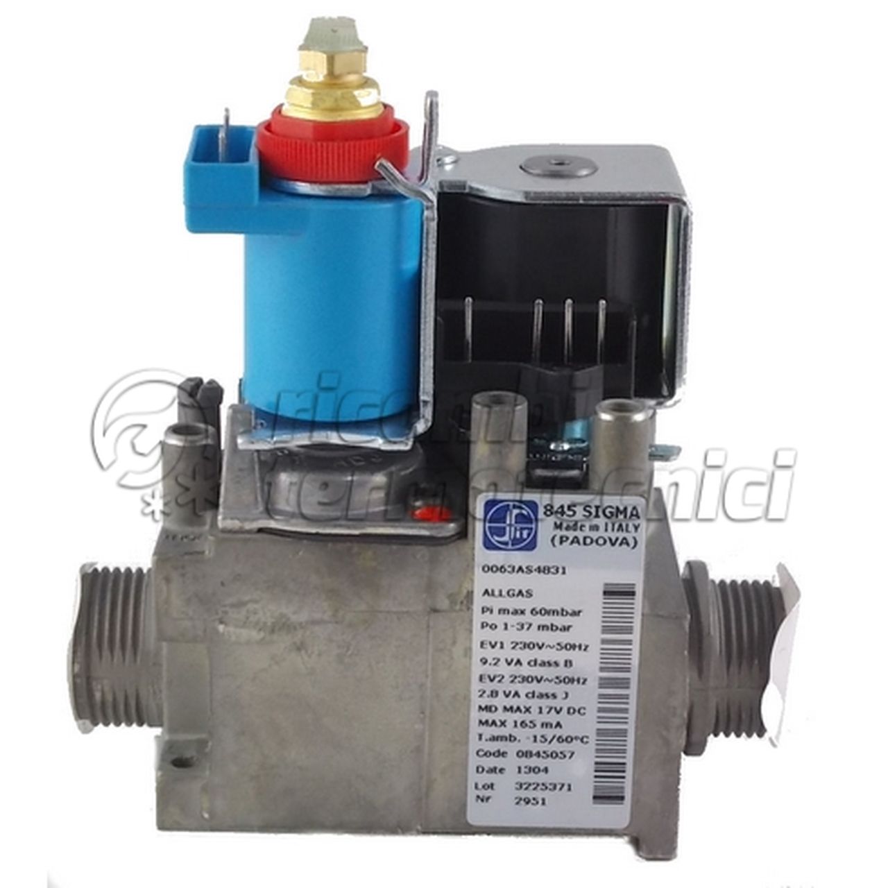 VALVOLA GAS SIGMA 845 165 MA -15 GR