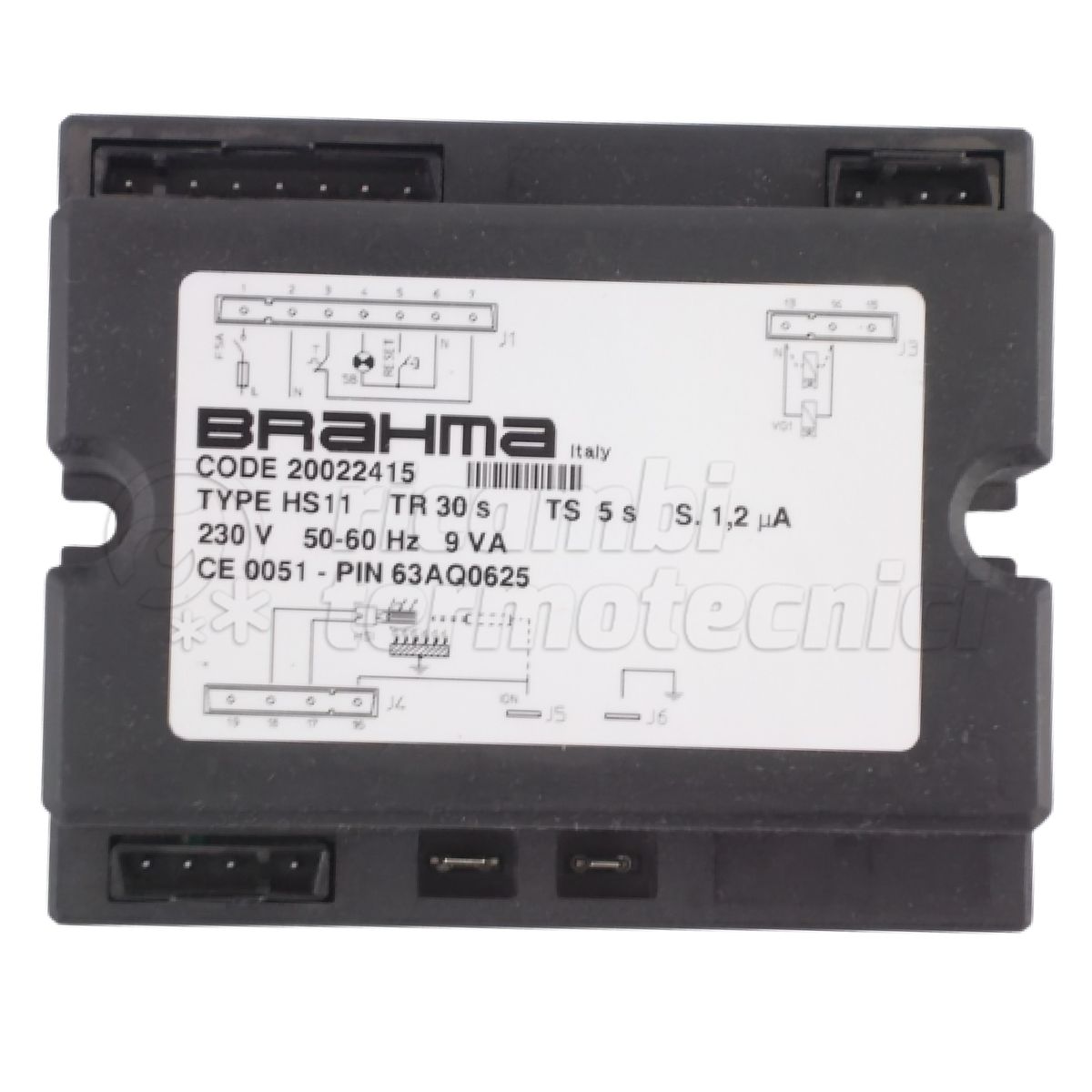 APPARECCHIATURA SCHEDA BRAHMA.HS11 TR30 TS5