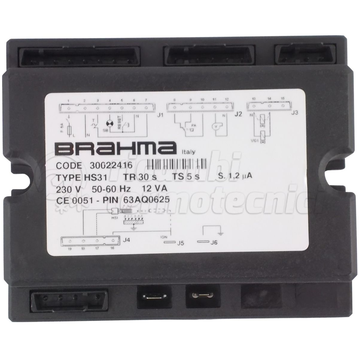 APPARECCHIATURA SCHEDA BRAHMA HS31 TR30 TW5