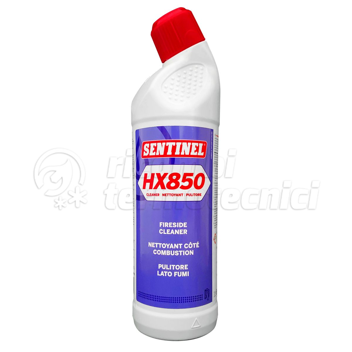 SENTINEL HX850 PULITORE SCAMBIATORI LATO FUMI INDICATO PER ALLUMINIO, ACCIAIO INOX E RAME BOTTIGLIA DA 1 LT