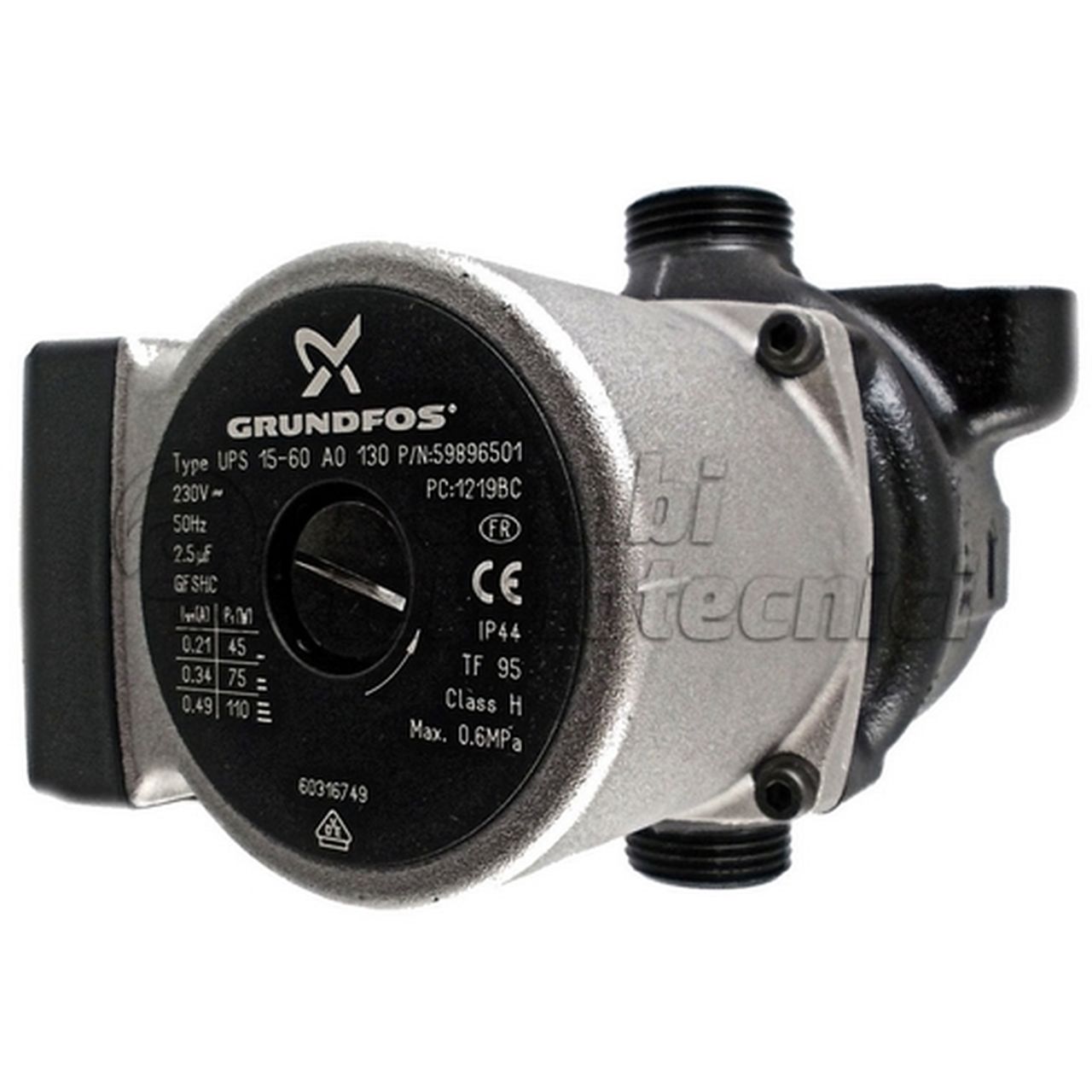 IMMERGAS CIRCOLATORE GRUNDFOS UPS 15-60 CON SEPARATORE 