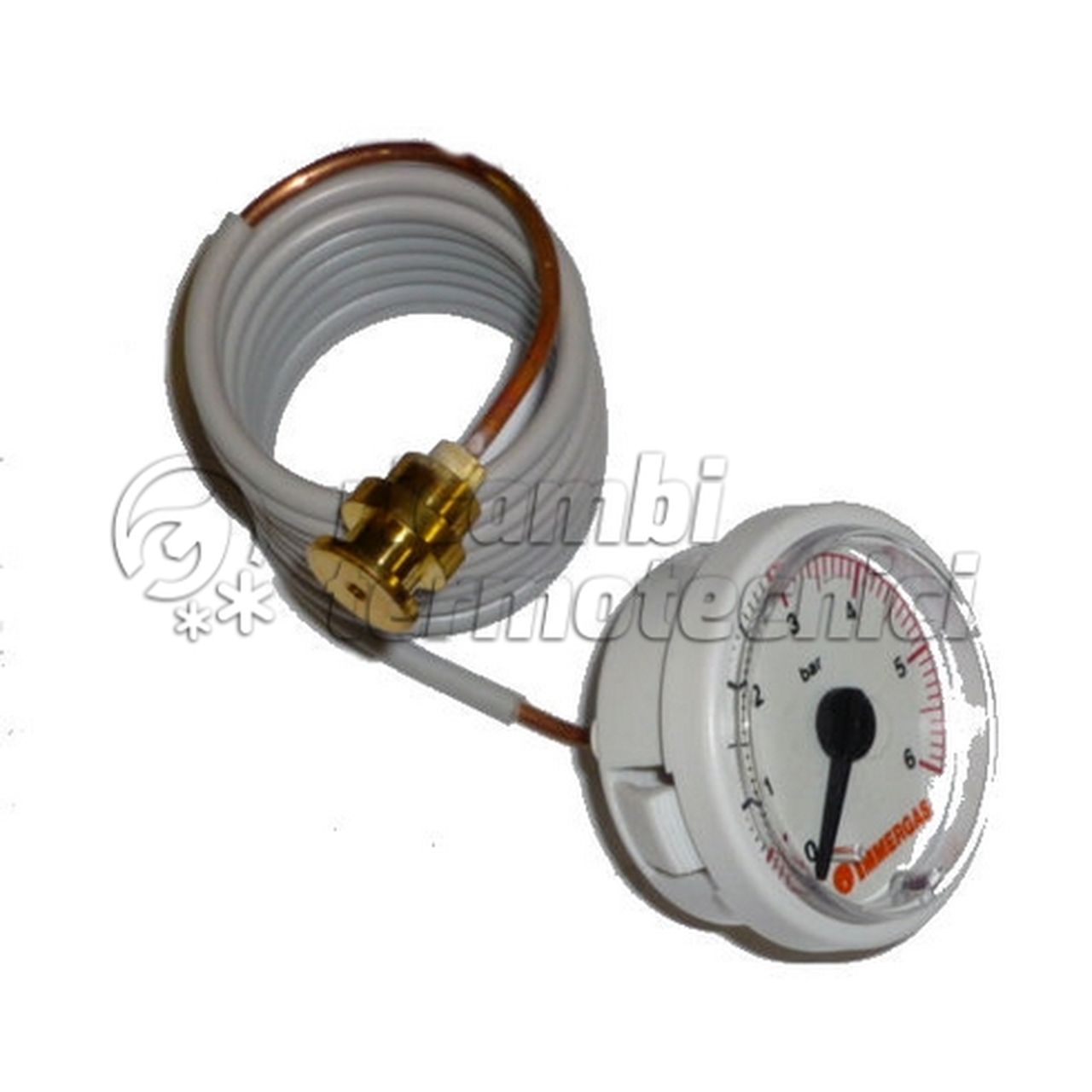 SOST. MANOMETRO T-G 0-06BAR D.37 CAPILLARE L1000MM