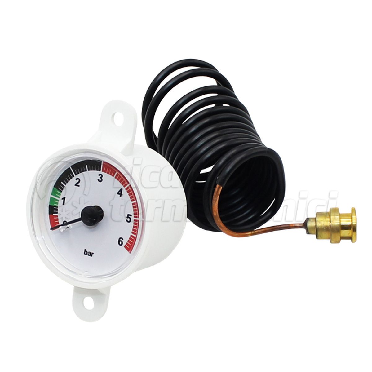 IMMERGAS IDROMETRO CEWAL Ø 40 0-4 BAR CAPILLARE L.1200MM