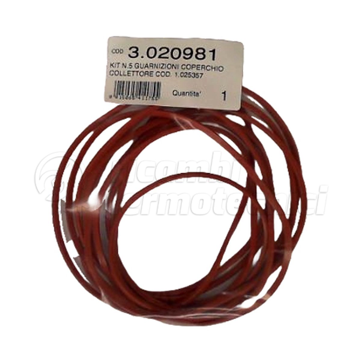 IMMERGAS KIT N°5 GUARNIZIONI COPERCHIO COLLETTORE COD. 1.025357