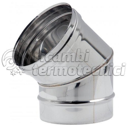 GOMITO 45° INOX D.230