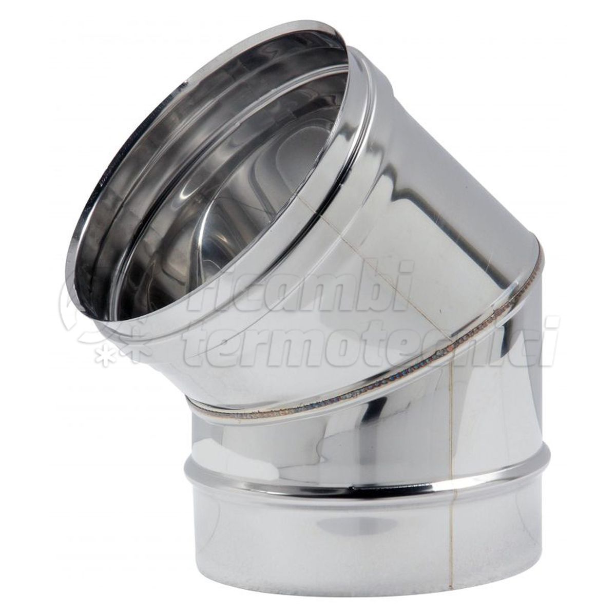 GOMITO 45° INOX D.60
