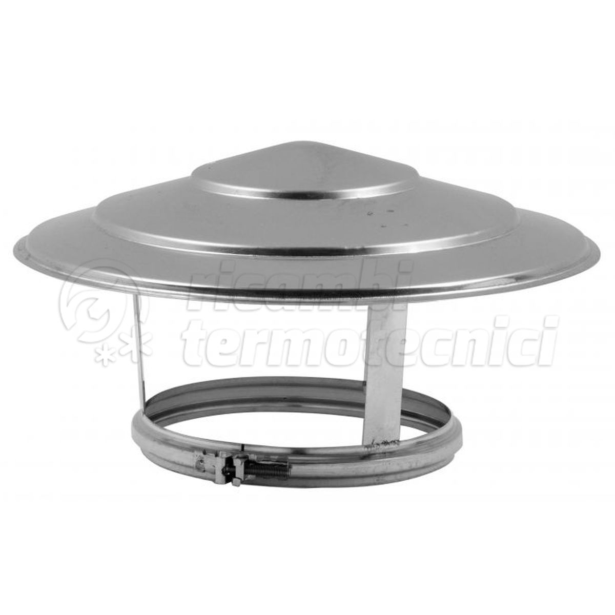 CAPPELLO PARAP. INOX D.100