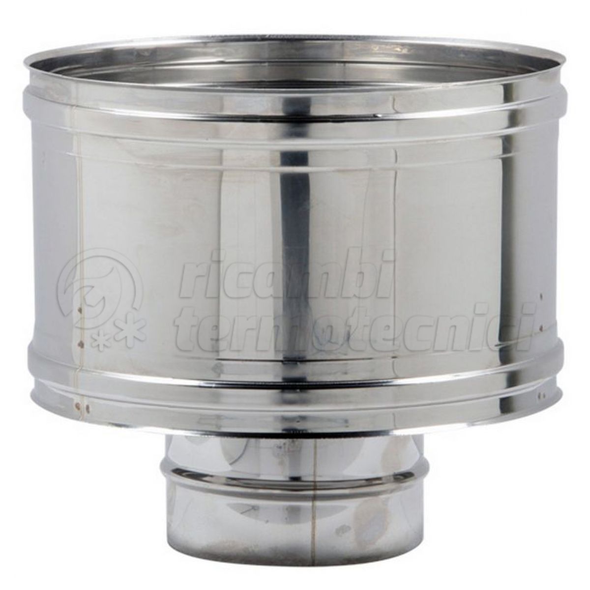 CAPPELLO ANTIVENTO INOX D.140