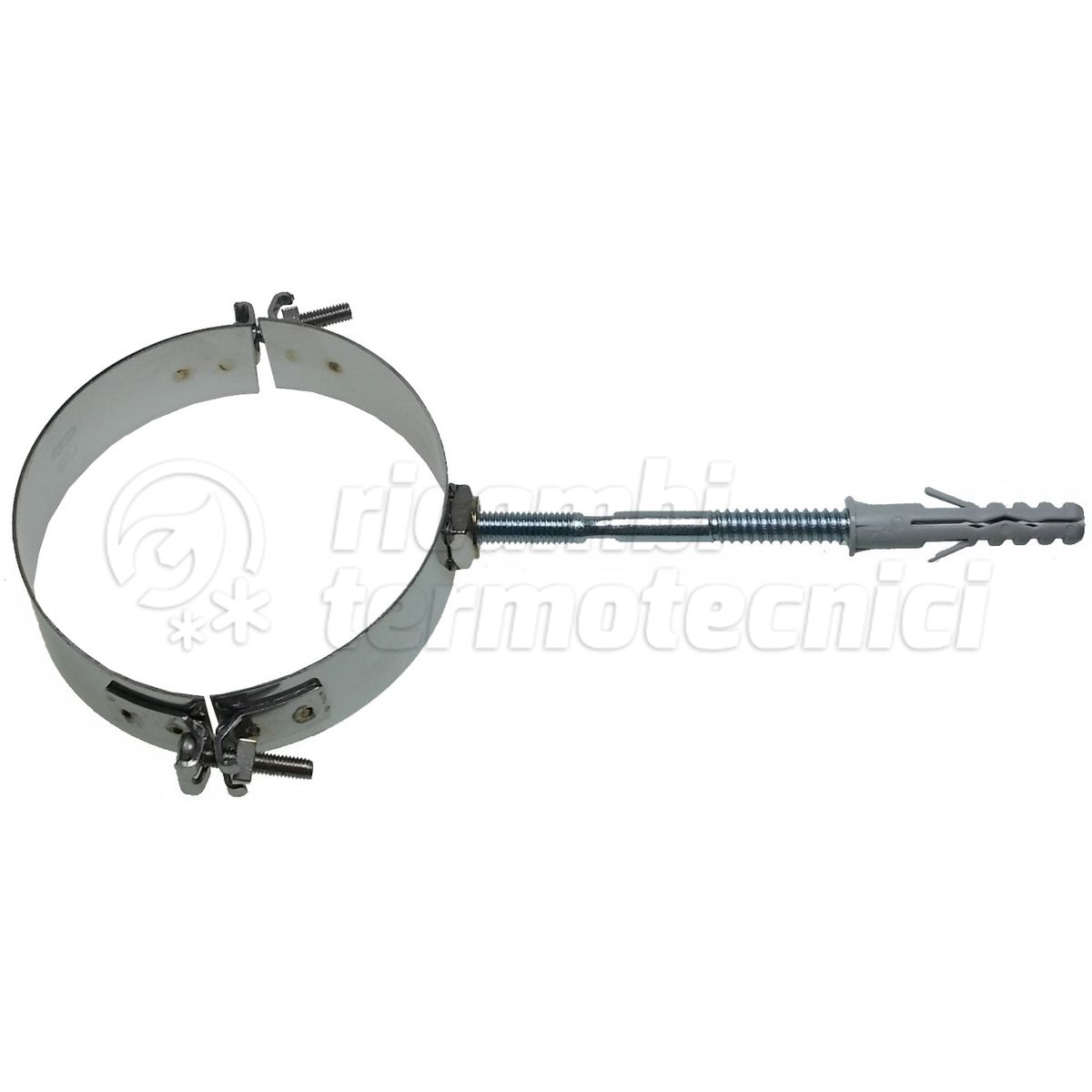 COLLARE CON TASS.MONO INOX D.120