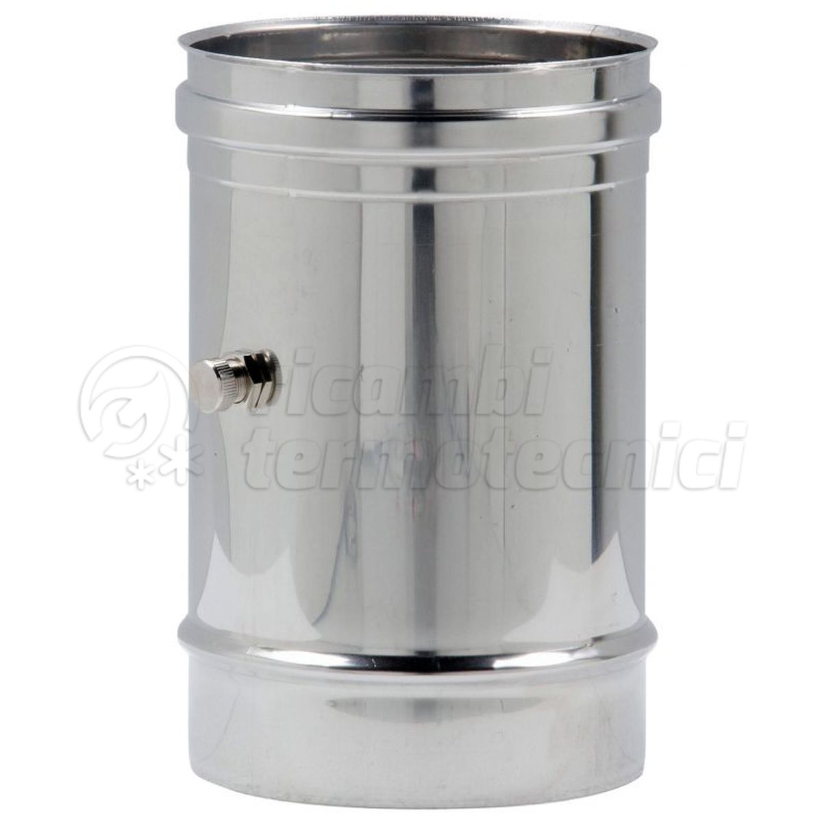 ELEM. PRELIEVO FUMI INOX D.80 CON VITE