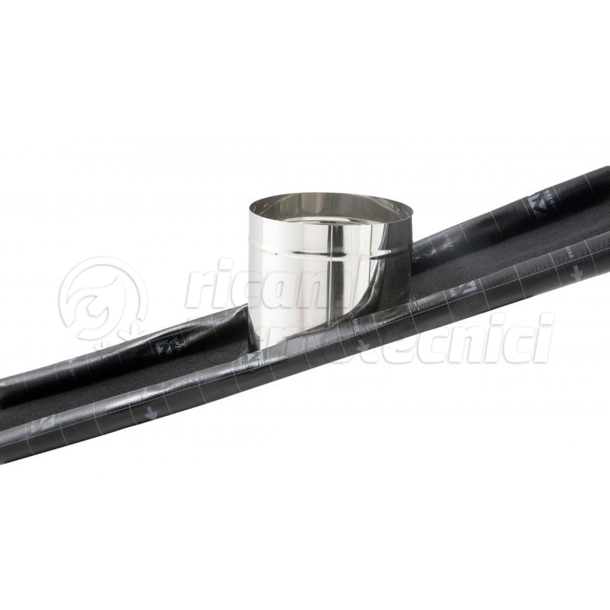 FALDALE  INCLINATO INOX D.140