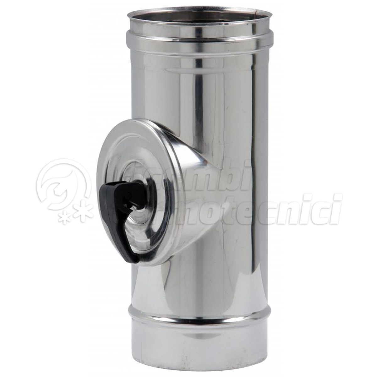 ELEMENTO DI ISPEZIONE INOX D.250 CON TAPPO