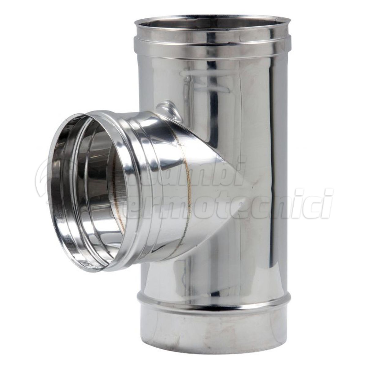 RACCORDO A T 90° INOX D.100